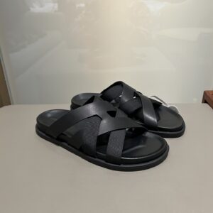 Kazimir sandals with woven leather and machine design