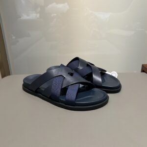 Kazimir sandals with woven leather and machine design