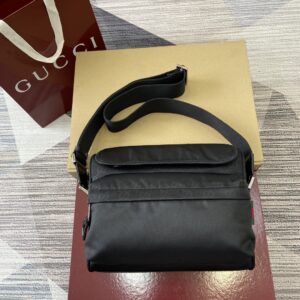 Gucci Black Nylon Crossbody Bag
