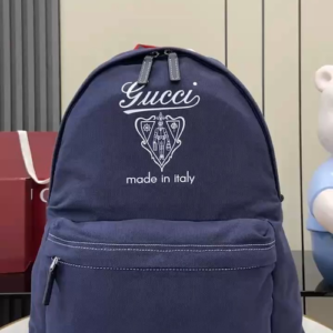 GG Printed Canvas Large Backpack