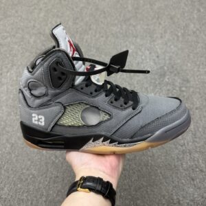 Air Jordan 5 Off-White Black Achilles sneaker