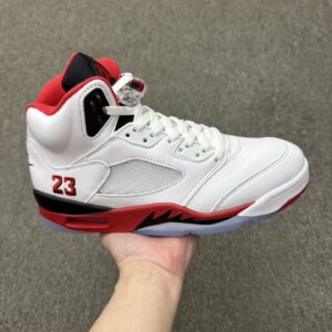 Air Jordan 5 Fire Red Black Tongue High sneaker