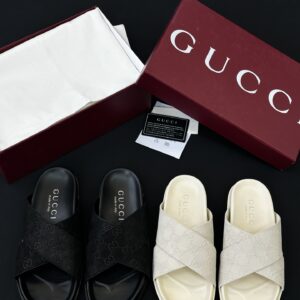 Gucci summer leather sole sandals