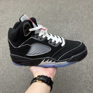 Nike Air Jordan 5 High Black Metallic