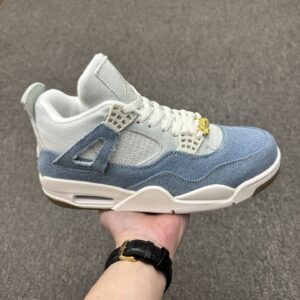 Air Jordan 4 Retro Denim Worn Blue Sneaker
