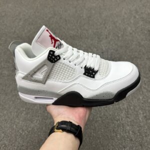 Air Jordan 4 Retro Cement White