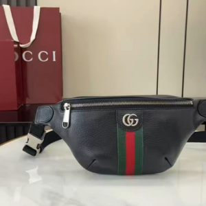 Small GG Ophidia leather waist pack