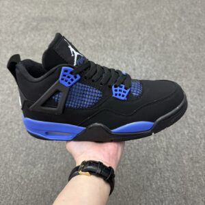 Air Jordan 4 Retro Black Blue Lightning