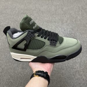 Undefeated x Air Jordan 4 Retro Green Black Low Top