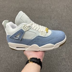 Air Jordan 4 Retro Denim Worn Blue Low Top