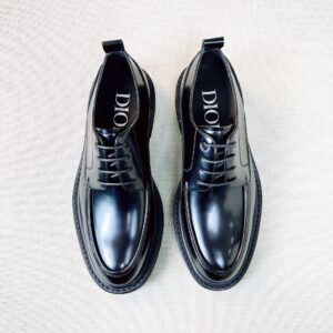 Business formal leather shoes