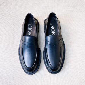 Business formal leather shoes