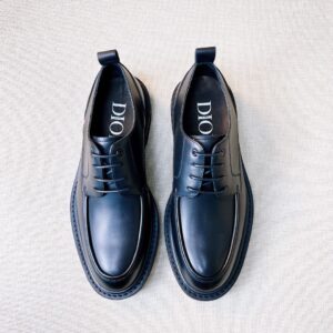 Business formal leather shoes