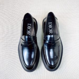 Business formal leather shoes