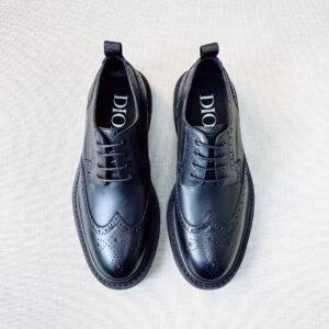 Business formal leather shoes