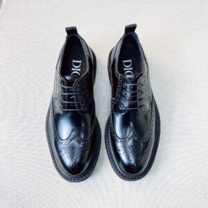 Business formal leather shoes