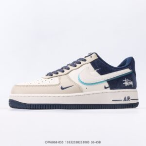 Nike Air Force 1 shoes with soft cushioning and elastic midsole design