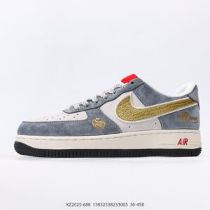 Nike Air Force 1 shoes with soft cushioning and elastic midsole design