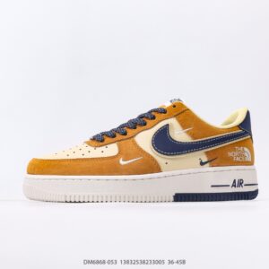 Nike Air Force 1 shoes with soft cushioning and elastic midsole design