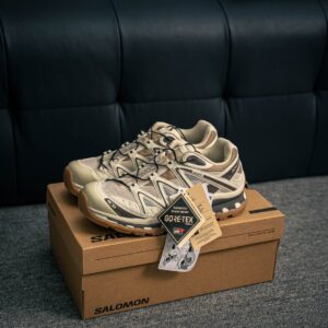 Outdoor Salomon trail running shoes