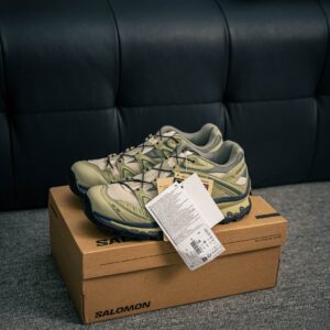 Outdoor Salomon trail running shoes