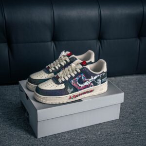Air Force 1 sneaker with built-in air cushion and original materials